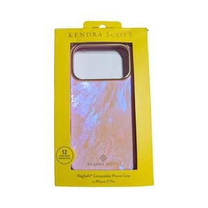 E2-O Kendra Scott Magsafe Case For Apple iPhone 17 Pro - Pink Ivory